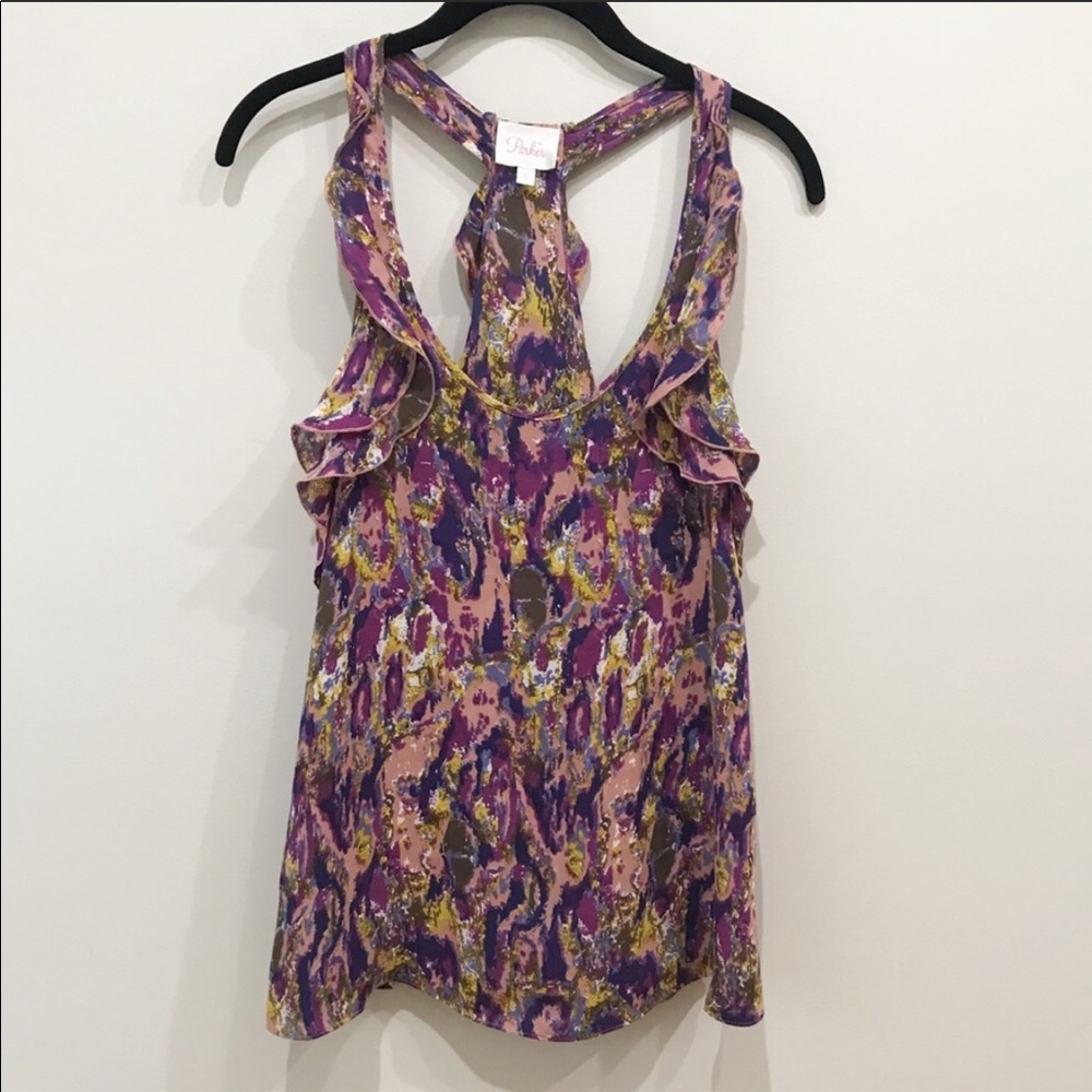 Parker ruffle tank top